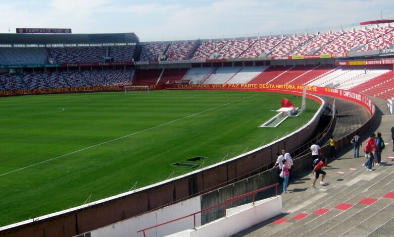 Estádio Beira-Rio, casa do Internacional, em Porto Alegre